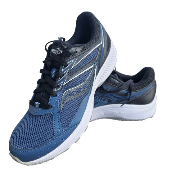 Saucony Cohesion 14 S20628-3 Blue Black Running Shoes Sneakers Men Size 11
